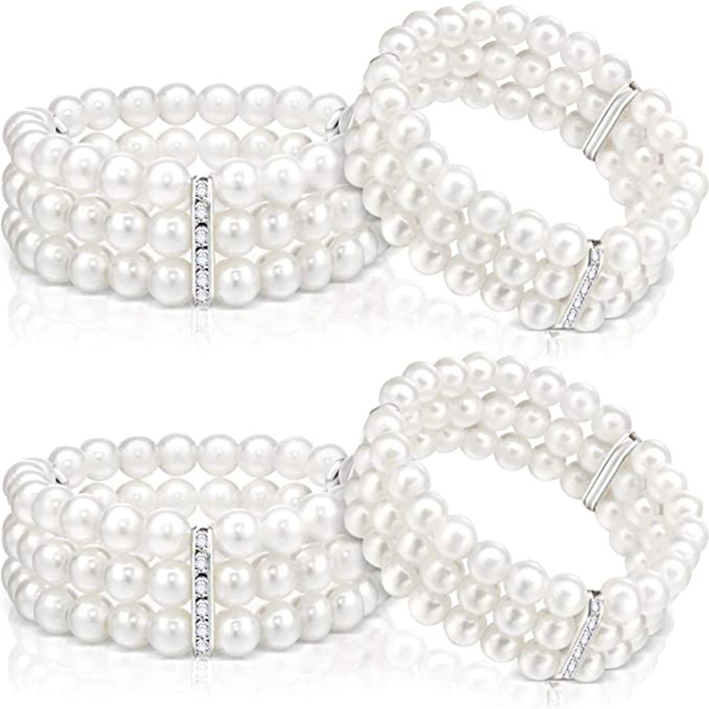 fashionable elegant elastic bracelet pearl