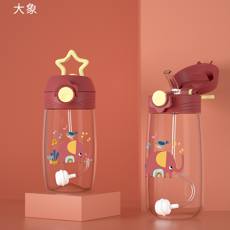 Taza de agua para niños taza de bebida para bebés taza de entrenamiento para bebés a prueba de fugas a prueba de caídas taza de paja de jardín de infantes OEM