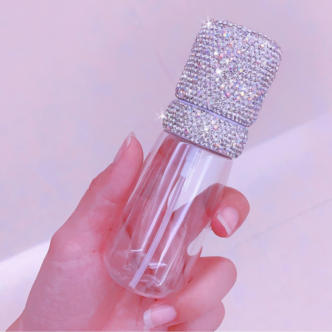 分装瓶旅行便捷按压式喷雾瓶细雾消毒空瓶壶爽肤水化妆补水小喷钻