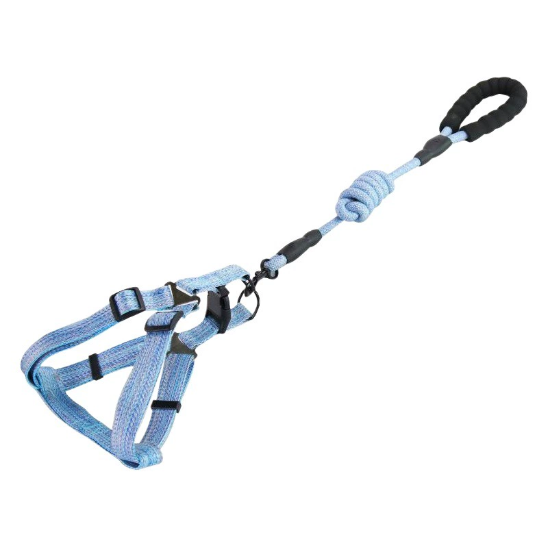 Самый популярный набор регулируемой шлейки и поводка для собак от Amazon, износостойкий льняной поводок для питомцев, аксессуары для животных