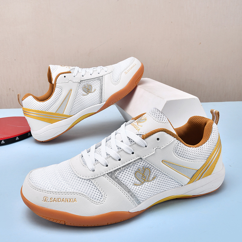 New Badminton Shoes for Men and Women, Shock-Absorbing and Non-Slip, Professional Competition Training Badminton Shoes, Tennis Shoes, Ready for Sale