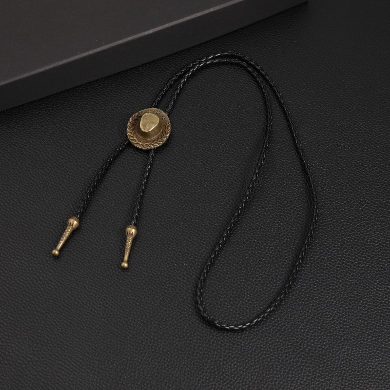 Pendant Necklace Classification Vacation Classic Style Solid Color Pu Leather Alloy Men's Pendant Necklace Men Pendant Necklaces