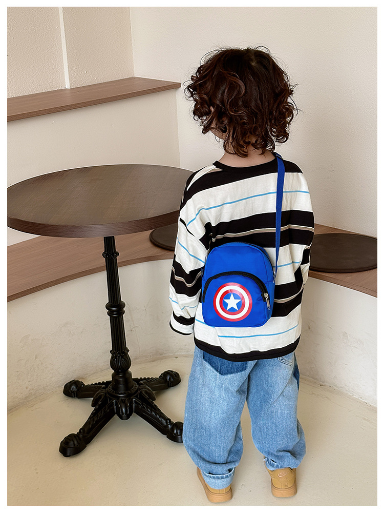 2023 Children's Casual crossbody Bag, New cartoon small crossbody bag for primary school students, portable mobile phone coin purse for boys' Outing undefined