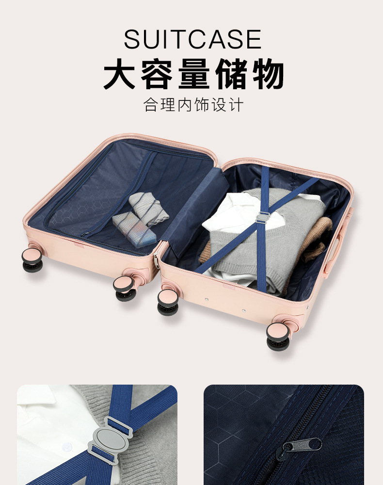2-in1 travel luggage set 777 SET-Fashion Package Waterproof, shockproof, sturdy, and durable,20/22/24/26/28 inch ,carry-on suitcases