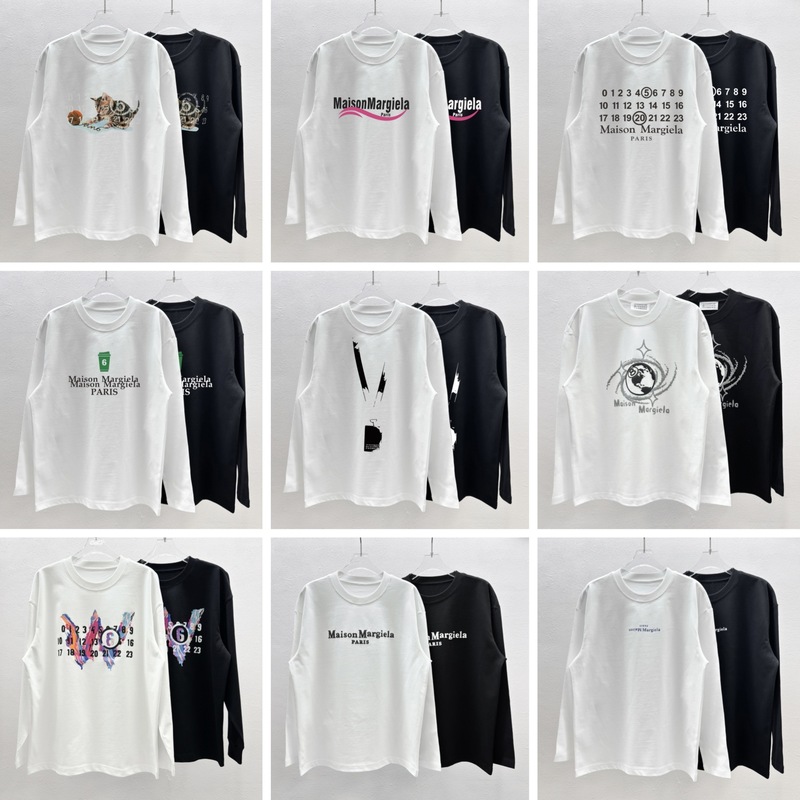 Xiaohongshu Celebrity Style 300g Pure Cotton Long-Sleeve Base T-Shirt Men's Pure Cotton Long-Sleeve T-Shirt