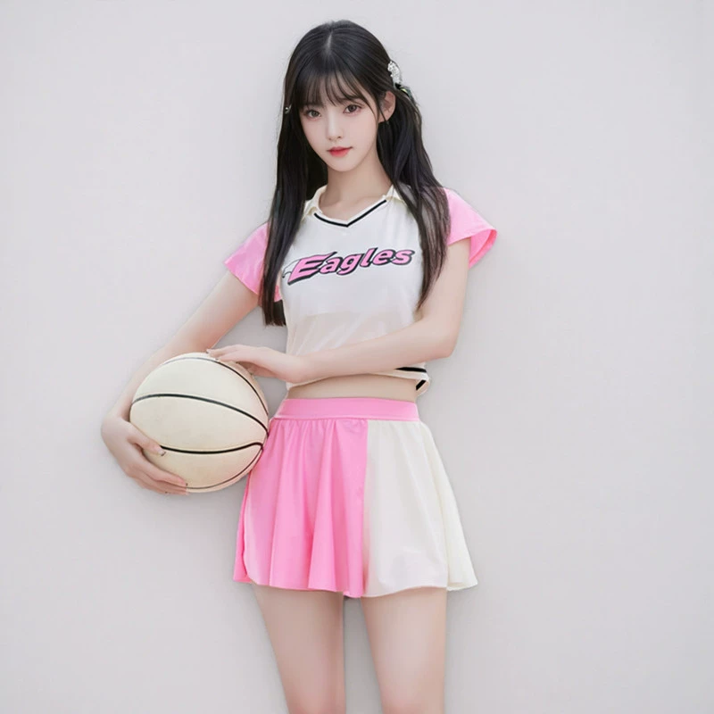 Split sports swimwear, set for students