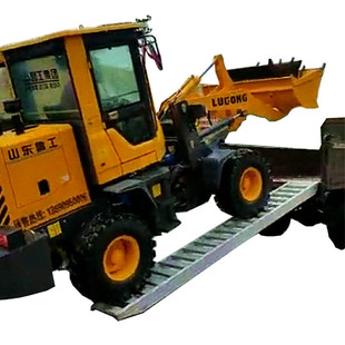Jiuda Elephant Brand Forklift Excavator Aluminum Alloy Ladder Construction Machinery Ramp Manufacturer