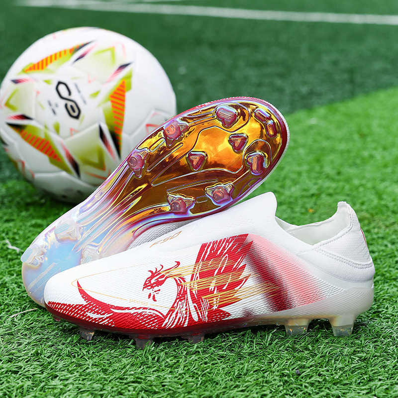 Nuevos zapatos de fútbol transfronterizos de alto nivel, nuevos zapatos de fútbol de fondo galvanizado, entrenamiento de entrenamiento para estudiantes adultos, clavos tf, clavos rotos image 4