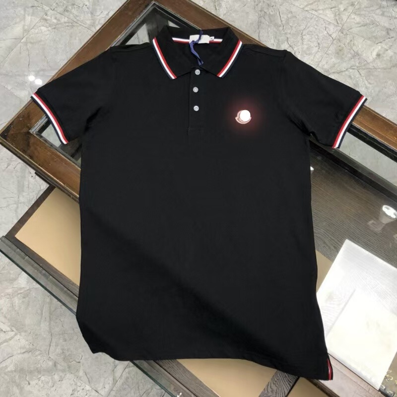 Cross-Border Foreign Trade Summer New Style Men's Polo Shirt with Small m Logo, Short-Sleeve Turn-Down Collar m Brand T-Shirt for Men, Casual Wear Cross-Border Foreign Trade Summer New Style Men's Polo Shirt with Small m Logo, Short-Sleeve Turn-Down Collar m Brand T-Shirt for Men, Casual Wear