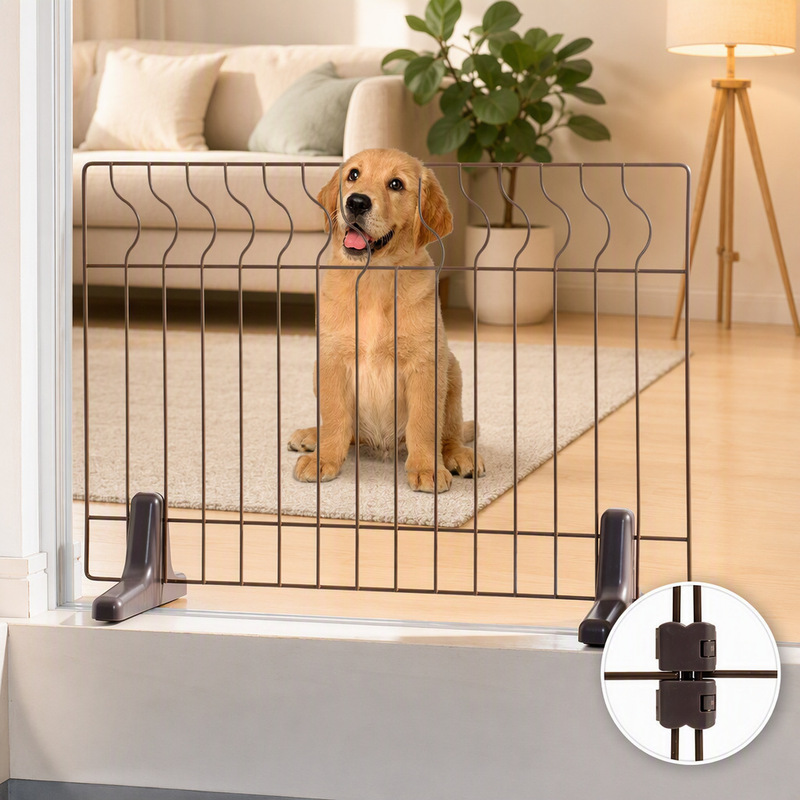 Amazon Small Pet Fence Free Splicing Isolation Door Simple Kennel Indoor Home Dog Fence Door