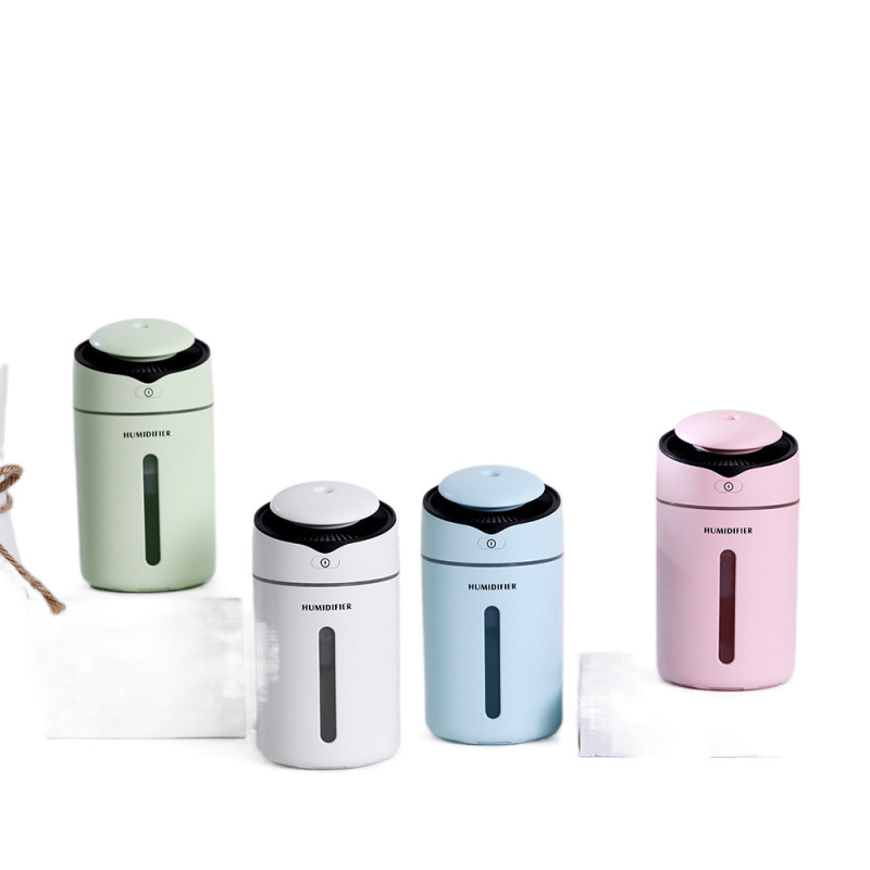 (2개) I9 가습기 창조적 인 홈 데스크탑 USB 미니 아로마 테라피 보습제 자동차 공기 청정기 가습기