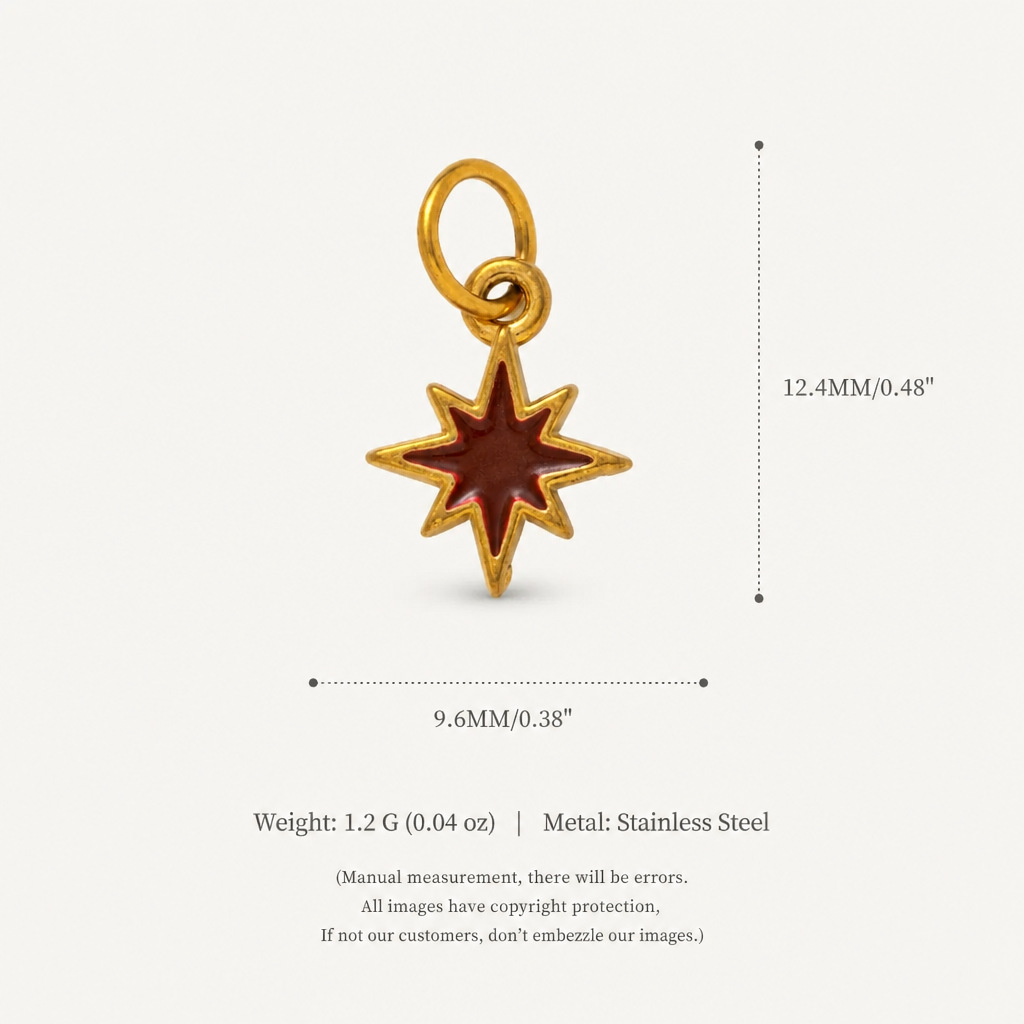 Pendentif étoile à huit mang