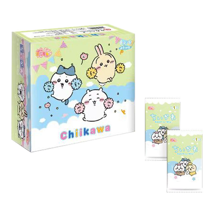 "chiikawa's daily chapter ""jiikawa"" is 1 yuan, 4 bullets, 30 packs, 90 pieces per box"