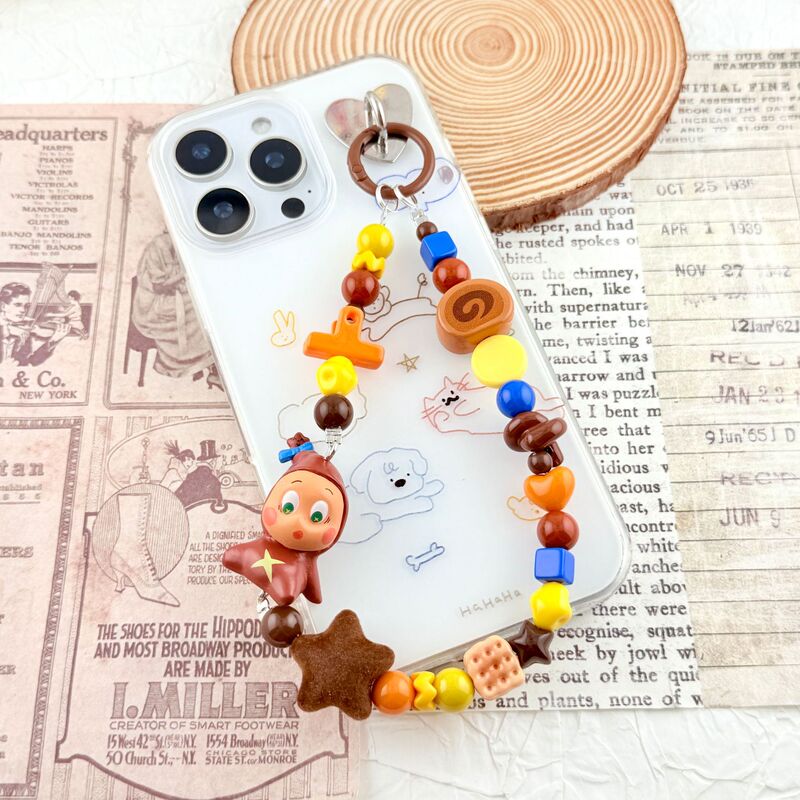 星星人随心配手机链popmart改娃萌粒钥匙扣串珠diy 背包挂件挂饰|undefined