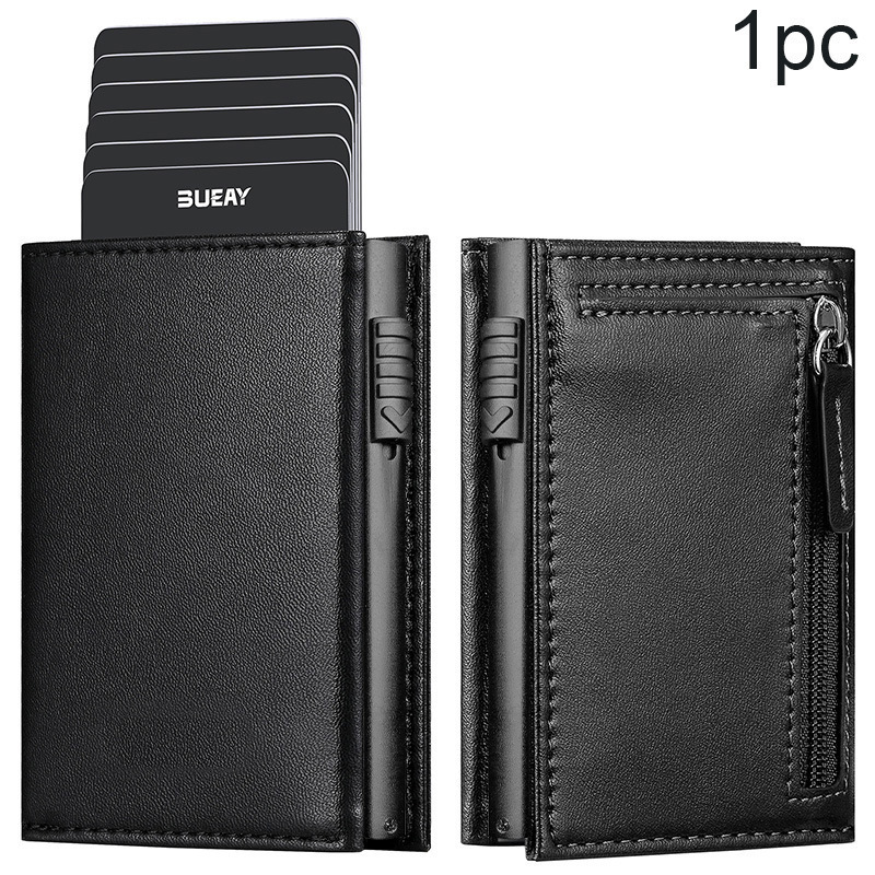 Men's Wallet Amazon's Best-Selling Men's Rfid Blocking Wallet Large Capacity Metal Card Holder K03 Men's Wallet Amazon's Best-Selling Men's Rfid Blocking Wallet Large Capacity Metal Card Holder K03