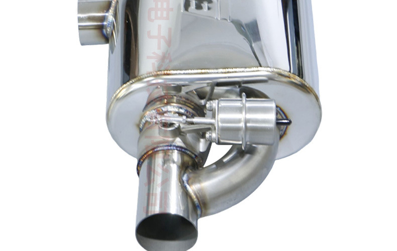 Car Exhaust Pipe Modification with Remote Control Exhaust Valve for Universal Variable Sports Car Sound, Creating a Loud Street Sound