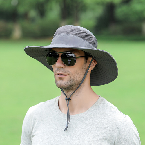 Fisherman hat men's sun hat summer outdoor quick-drying sun hat fishing hat breathable sun hat women's face hat