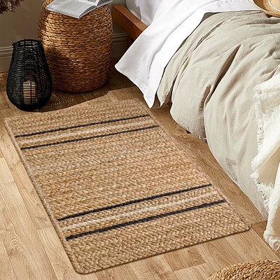 Avtomobil döşəmə paspasları — Carpet - qizhi-series-natural-jute-c-700x450mm