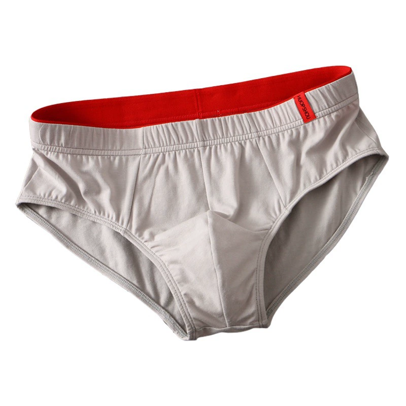 Оптовый прямой треугольник из чистого хлопка, мужской треугольник с низкой талией, взрывная тенденция, дышащее Мужское нижнее белье, треугольник поколения