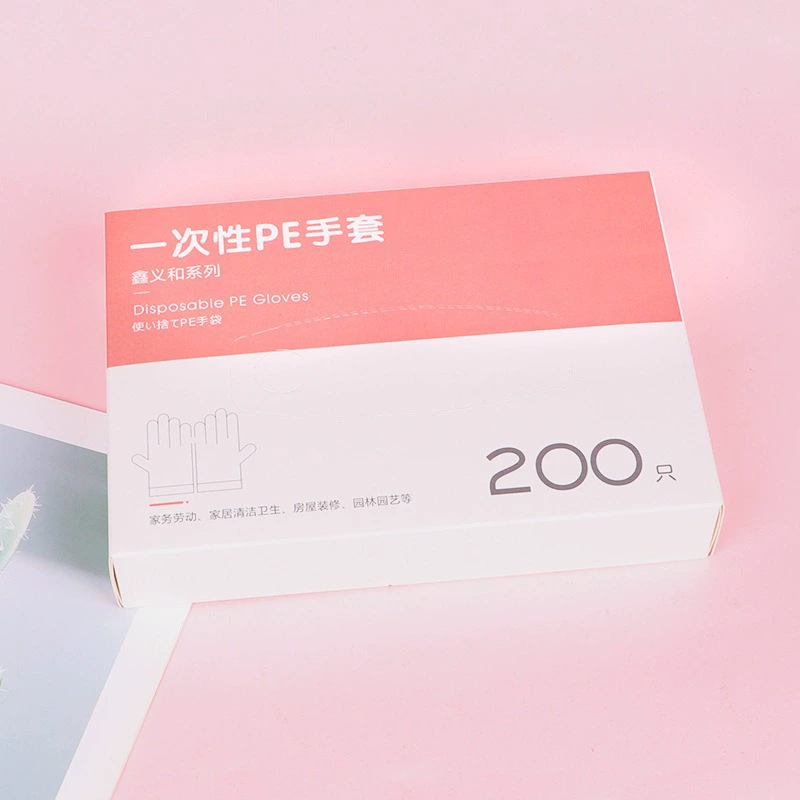 П disposable длинные пластиковые перчатки, материал ПЭ, 25 см, варианты упаковки 100–200 штук