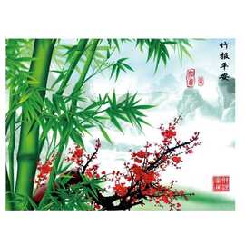 厂家直销库存现货PET三维高清立体画3D/5D画芯装饰画/6d8D立体画/