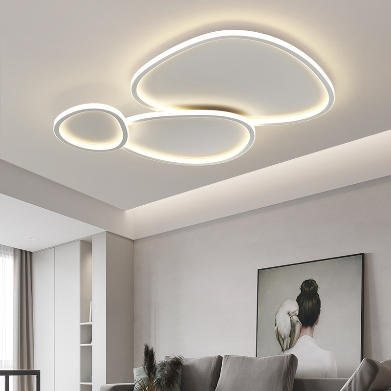 Cross-border master bedroom modern simple atmosphere living room ceiling lamp creative personality Art lighting whole room lamps