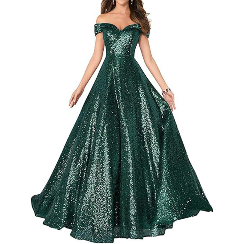 Amazon Dress 2026 New One-Shoulder Off-Shoulder Dress Women's Long Sequin Ball Gown Evening Dress Amazon Dress 2026 New One-Shoulder Off-Shoulder Dress Women's Long Sequin Ball Gown Evening Dress