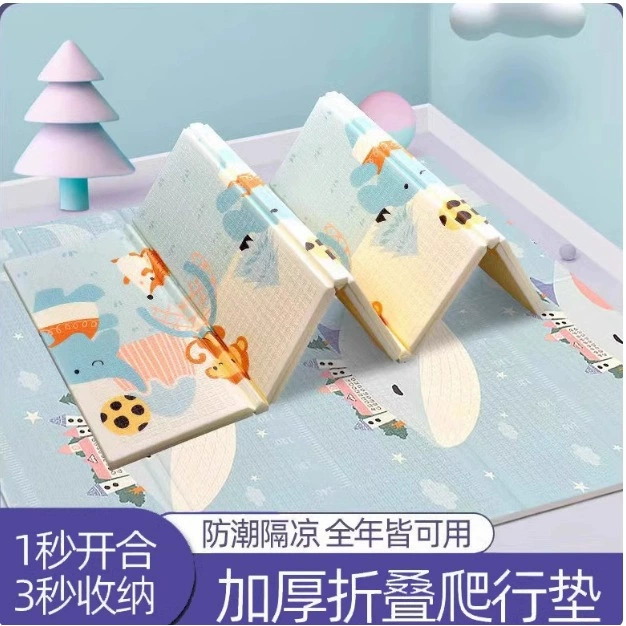 Детский коврик для ползания, семейный коврик для гостиной, детский коврик для ползания XPE, складной, без запаха, без формальдегида, утолщенный пенопластовый напольный коврик