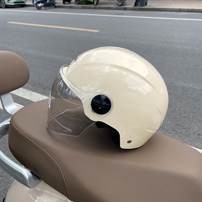 3C Certified Electric Vehicle Helmet, Motorcycle Safety Helmet, Half Helmet, Universal for All Seasons, Sun Protection Half Helmet for Men and Women, Hot Selling Wholesale