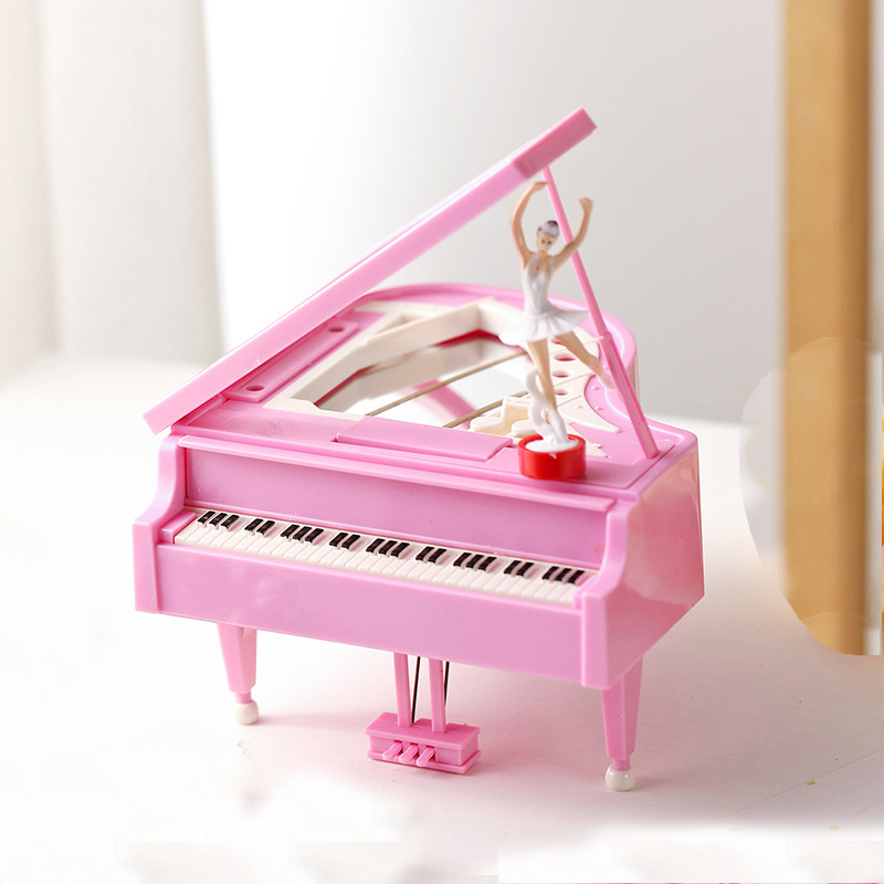 Caja de música de piano, fonógrafo retro creativo, decoración de escritorio, modelo de simulación, máquina de coser, ambiente de muebles, regalo de vitrina