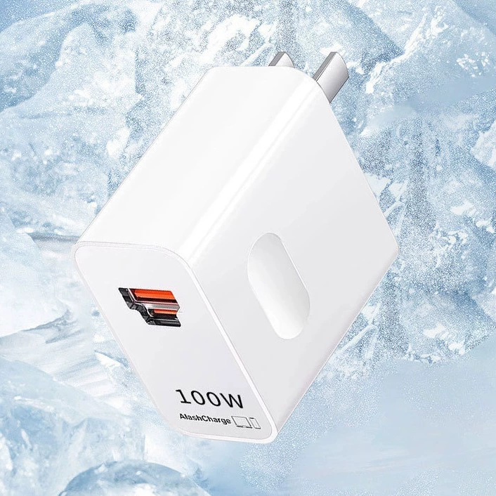 Huawei, white charger charging, set, 100W