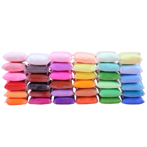 Ultra-light clay wholesale plasticine children's handmade DIY colored clay toys space clay ultra-light clay tool set