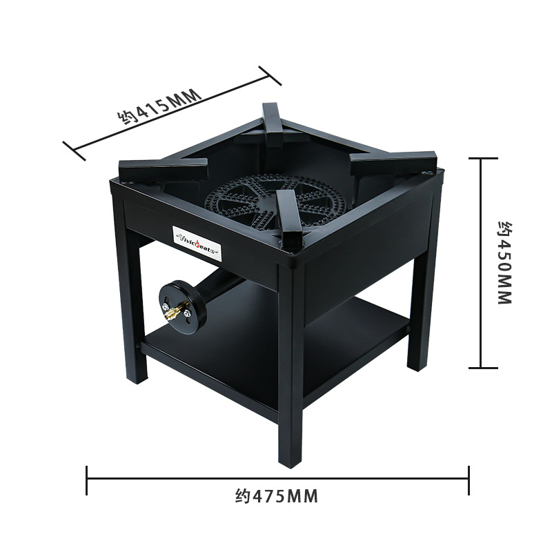 Suministro directo de fábrica estufa de gas de hierro fundido cocina portátil de alta potencia válvula reductora de presión norteamericana