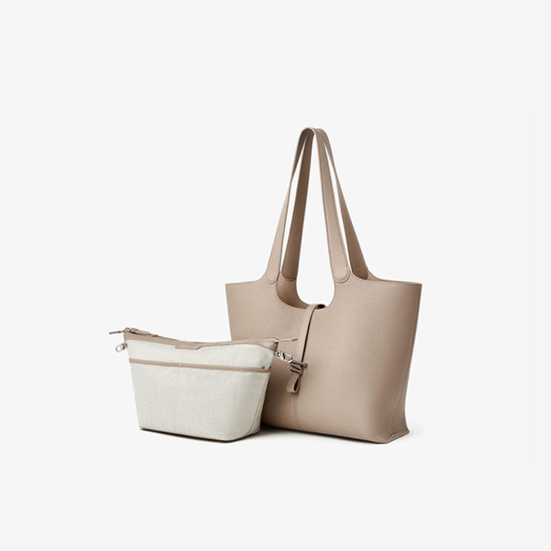 2026 Spring/Summer New Wind Bell Tote Bag For Women, Large Capacity Commuter Shoulder Bag, Market Bag, Fashionable Underarm Bucket Bag - Thumbnail 2