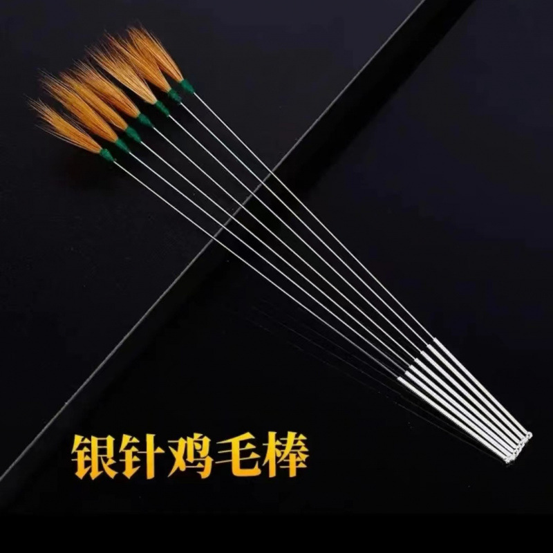 Herramientas de extracción de orejas, grúa, palo de pelo de pollo, palo de pelo de ganso, limpieza de orejas, extracción de orejas, plumas