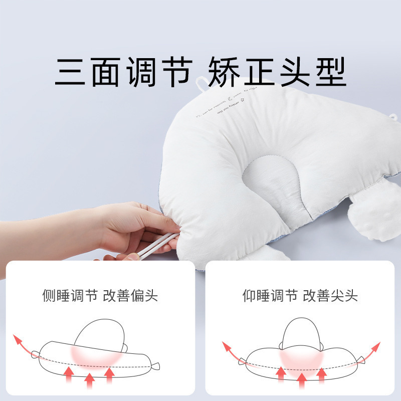 定型枕の赤ちゃんは0 ~ 6ヶ月 ~ 12ヶ月で、頭の赤ちゃんの海星枕を修正します。|undefined