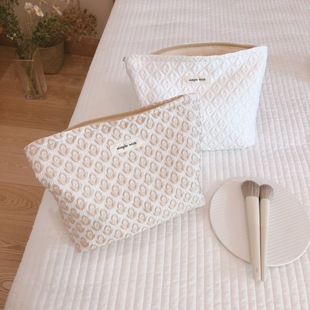 [Suxi cloth bag] artistic commuter elegant canvas bag skin care cosmetics storage bag women's handbag cosmetic bag