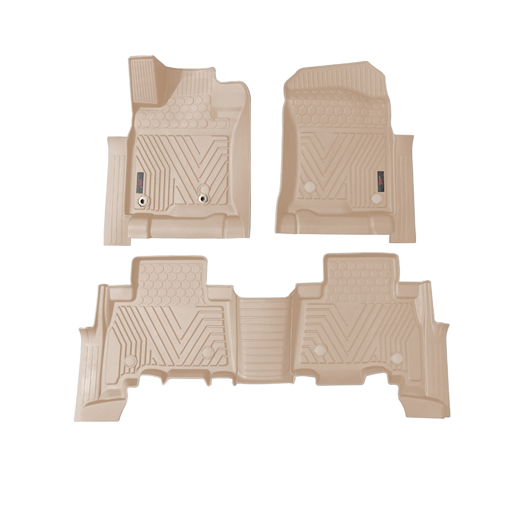 Txinrui es adecuado para Toyota Motor Overbearing Prado Beige Car Estera de caja trasera impermeable Estera de inyección TPE