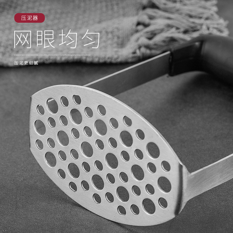 Amazon puré de patatas masher manual de acero inoxidable puré de patatas masher cocina gadget