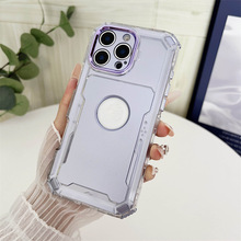 适用三星samsung A35彩色电镀摄像头TPU喷油金属漆边框透明手机壳