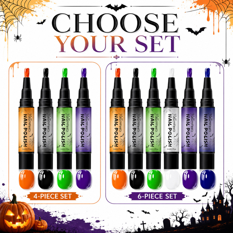 Nail art design brush, multifunctional painting pen, nail painting tool, Halloween nail decoration Nail art design brush, multifunctional painting pen, nail painting tool, Halloween nail decoration