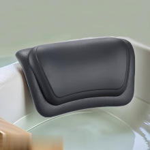 PU发泡浴枕酒店浴缸枕头靠垫硅胶吸盘式通用PU防滑靠防水浴缸枕头