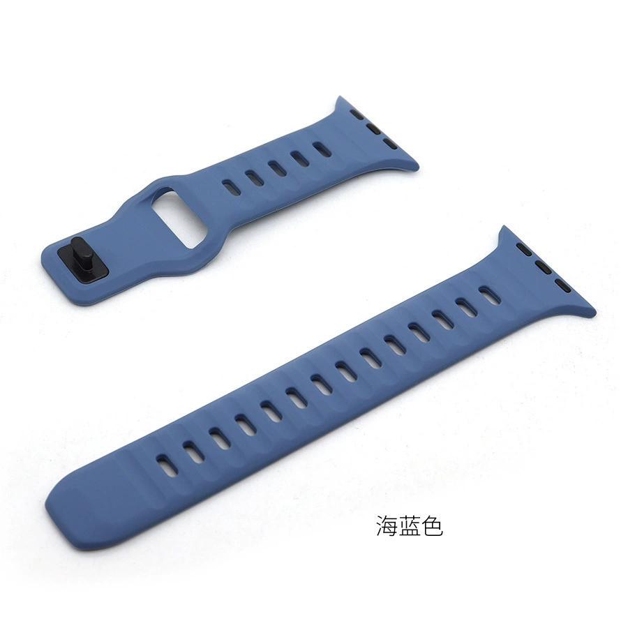 Силиконовый ремешок для Iwatch, новая спортивная модель с квадратной пряжкой, для Apple SE/8/Ultra, силиконовый ремешок для Apple