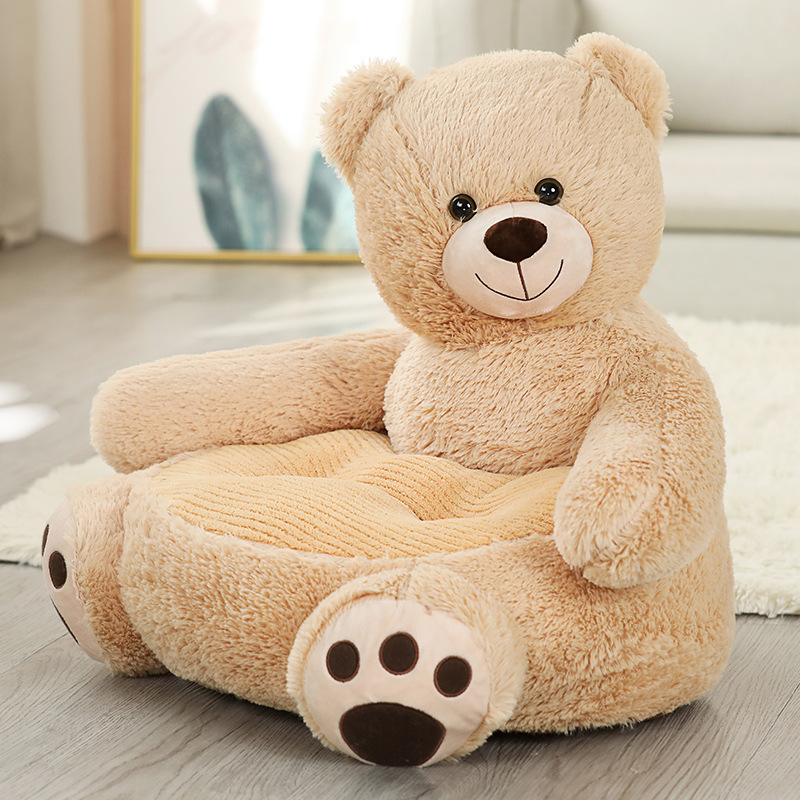 Caricatura panda elefante juguetes de peluche niños perezoso sofá asiento