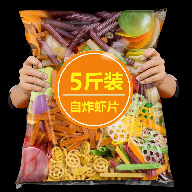 Shrimp Chips Self-Fried Family Pack, Self-Fried Shrimp Sticks, Fried Snacks Semi-Finished Products, Official Flagship Store Wholesale