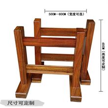 各类实木桌腿桌脚大板支架脚架实木桌子腿工字架茶桌支架脚