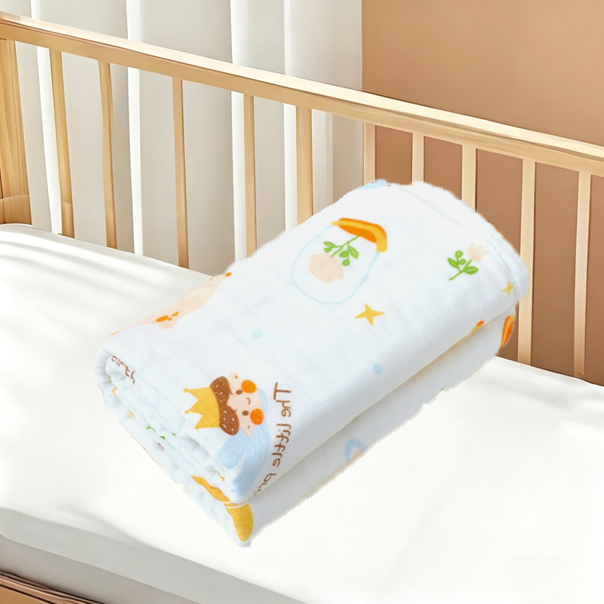 Toallas de gaza para bebés de seis capas de espuma de alta densidad para niños, toallas de baño para bebés, toallas de almuerzo para niños image 46
