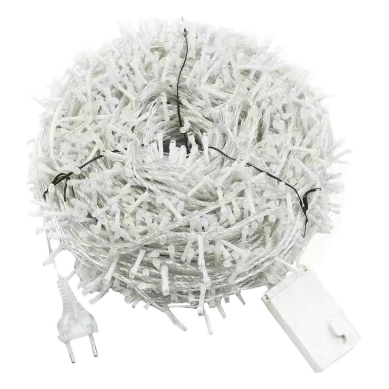 Guirnaldas de luces LED luces intermitentes pequeñas luces coloridas llenas de estrellas luces decorativas para bodas iluminación de ingeniería al aire libre luces de estrellas navideñas