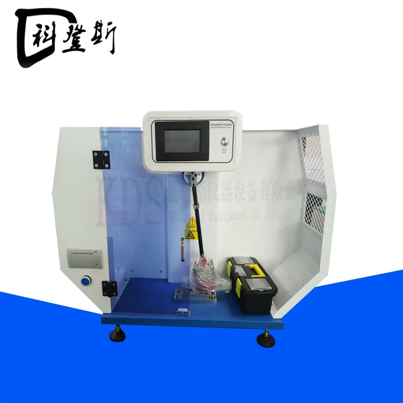 Пластиковые рычажные балки маятниковый ударный тест машина KDS-2026 консольные балки измеритель ударной силы