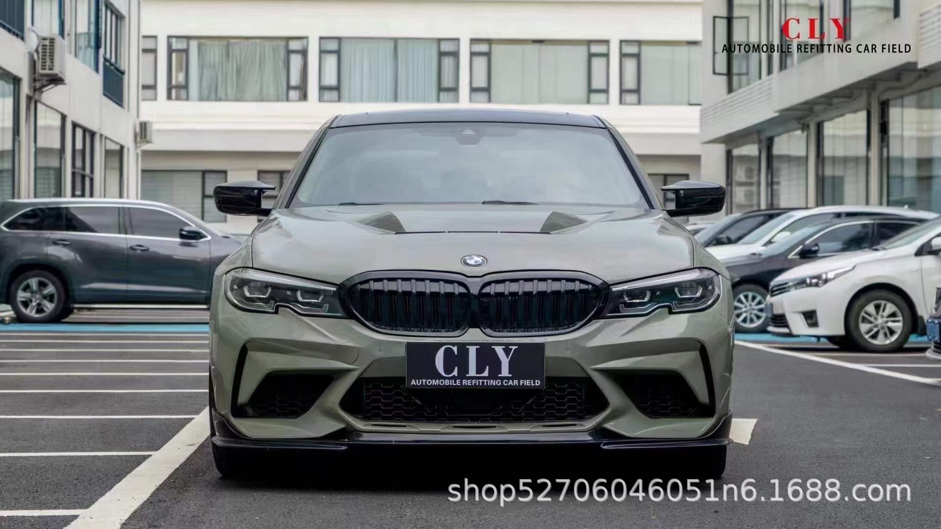 Suitable for BMW 20-22 3 Series G20/G28 modification and upgrade M3C front bumper front lip fender cover rear lip